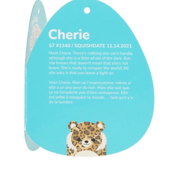 Squishmallows™ 7.5” Cherie the Prehistoric Saber-toothed Tiger - Picture 5 of 5